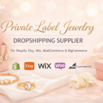 private label jewelry dropshipping supplier with custom packaging for shopify etsy wix woocommerce bigcommerce