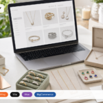Artshiney custom jewelry supplier guide cover with Shopify Etsy Wix Woo and BigCommerce support strip