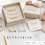 Artshiney custom name necklace and charm jewelry launch cover for ecommerce sellers