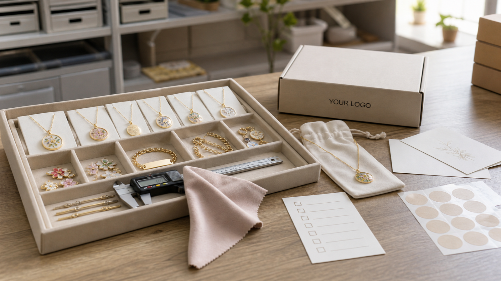 Quality control and private-label packaging workflow for whimsical personalized jewelry sellers